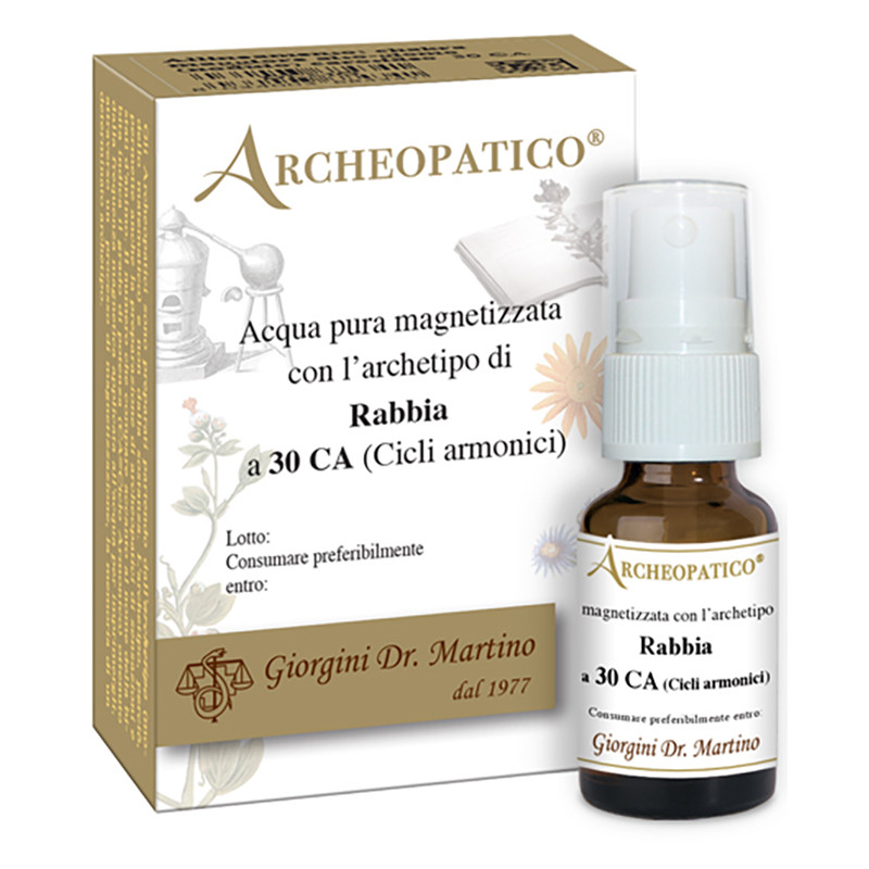 ARCHEOPATICO ACQUA PURA MAGNETIZZATA CON ARCHETIPO RABBIA A 30 CICLI ARMONICI 10 ML ARCHEOPATICO ACQUA PURA MAGNETIZZATA CON ARCHETIPO RABBIA A 30 CICLI ARMONICI 10 ML