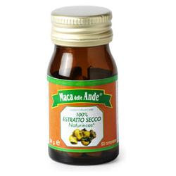 MACA DELLE ANDE ESTRATTO SECCO TITOLATO 0,6% 60 COMPRESSE NATURINCAS