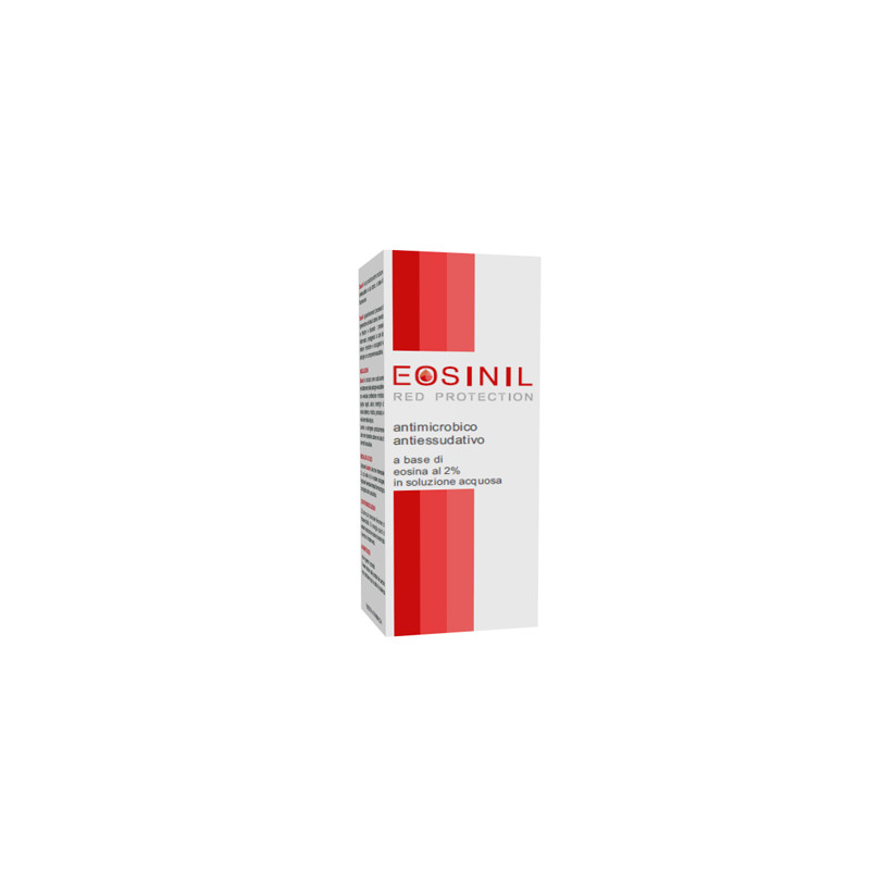 EOSINIL RED PROTECTION LOZIONE A BASE DI EOSINA AL 2% IN SOLUZIONE ACQUOSA 50 ML ANTIMICROBICO ANTIESSUDATIVO EOSINIL RED PROTECTION LOZIONE A BASE DI EOSINA AL 2% IN SOLUZIONE ACQUOSA 50 ML ANTIMICROBICO ANTIESSUDATIVO