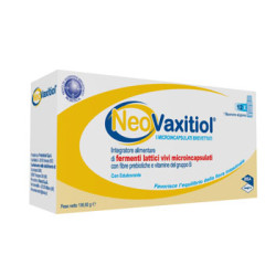 Confezione da 12 flaconcini di Ibsa Neovaxitiol Integratore Di Fermenti Lattici Vivi Per La Flora Batterica Intestinale.