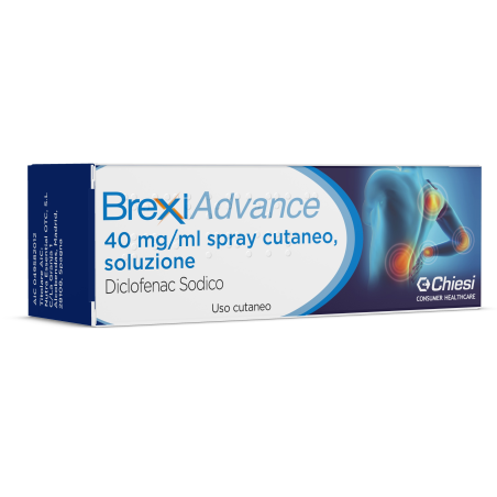 Chiesi Brexiadvance Diclofenac 40 Mg Spray Cutaneo Per Dolori E Infiammazioni 30 Ml