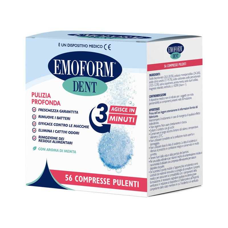 COMPRESSE PULENTI EMOFORM DENT 56 PEZZI COMPRESSE PULENTI EMOFORM DENT 56 PEZZI