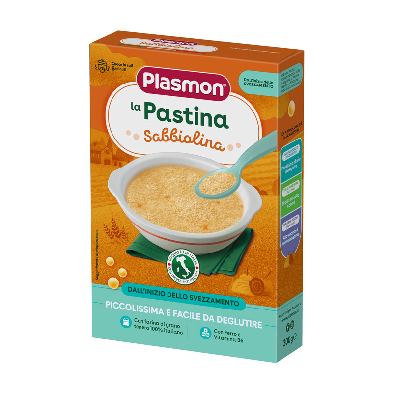 PLASMON PASTA SABBIOLINA 300 G PLASMON PASTA SABBIOLINA 300 G