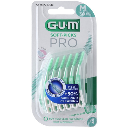 Gum Soft Pick Pro Medium 30 Pezzi Gum Soft Pick Pro Medium 30 Pezzi