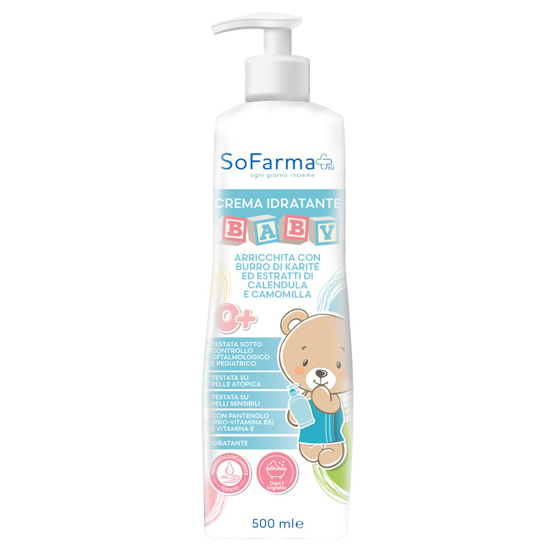 Crema Idratante Corpo Bambini 300 Ml Sofarmapiu\' Crema Idratante Corpo Bambini 300 Ml Sofarmapiu\'