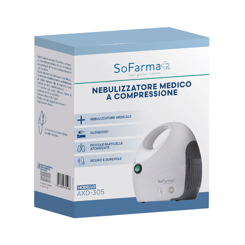 Nebulizzatore Medico A Compressione Sofarmapiu\' Nebulizzatore Medico A Compressione Sofarmapiu\'