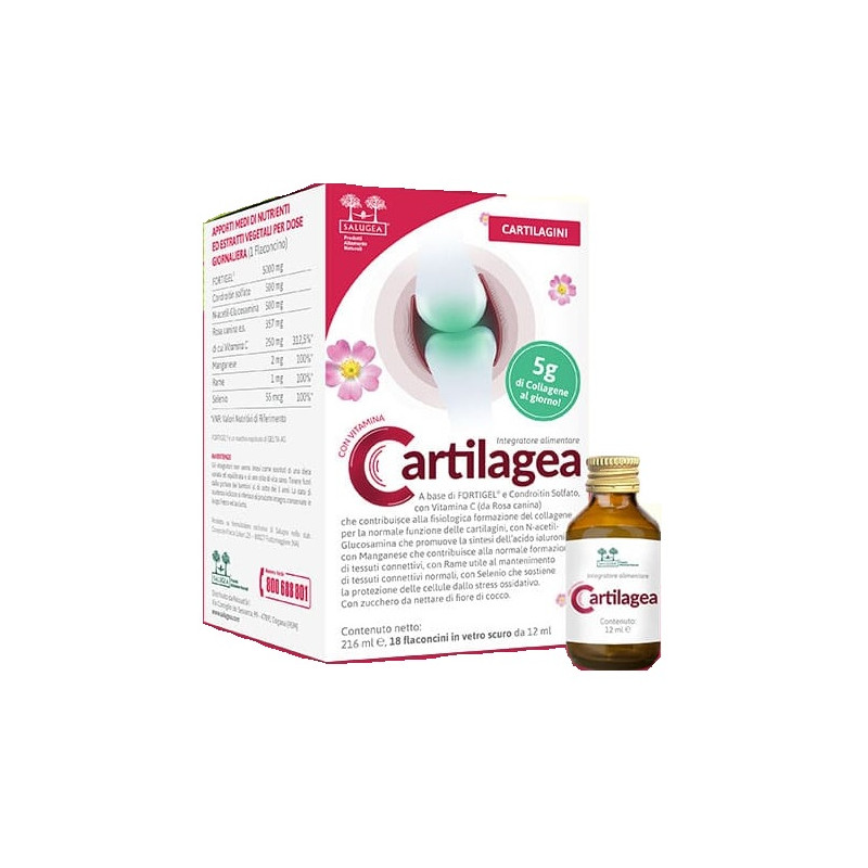 CARTILAGEA SALUGEA 18 FLACONCINI DA 12 ML CARTILAGEA SALUGEA 18 FLACONCINI DA 12 ML
