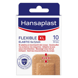 Cerotto Hansaplast Elastic Ginocchia&gomiti 10 Pezzi