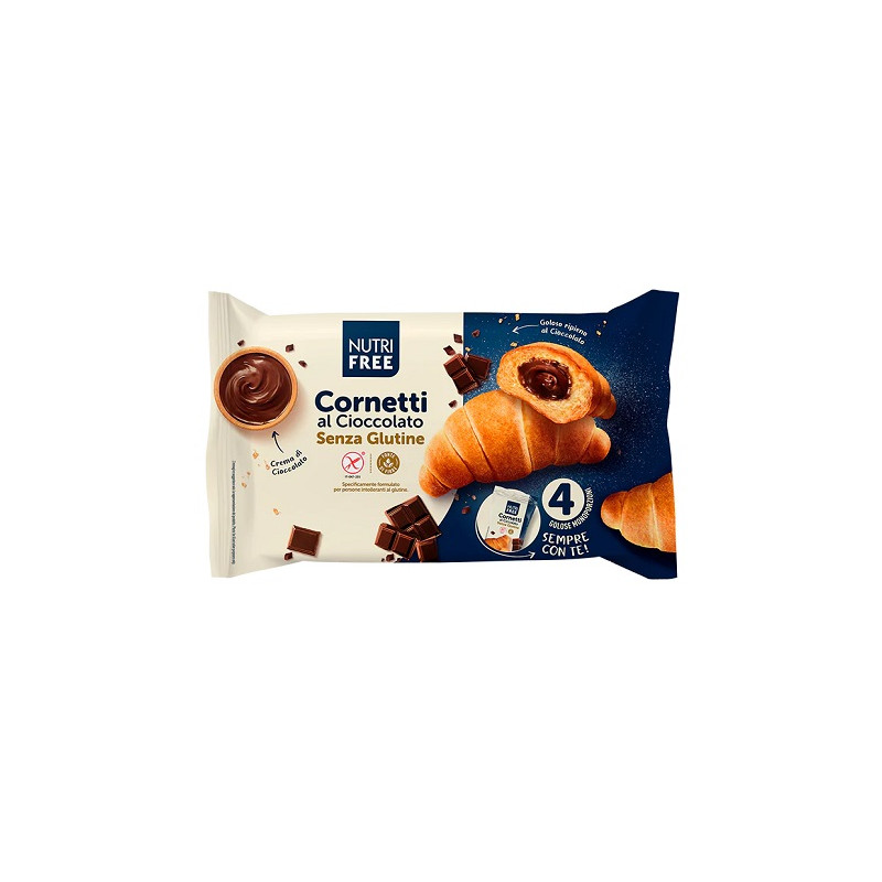 NUTRIFREE CORNETTI CIOCCOLATO 4X60 G NUTRIFREE CORNETTI CIOCCOLATO 4X60 G
