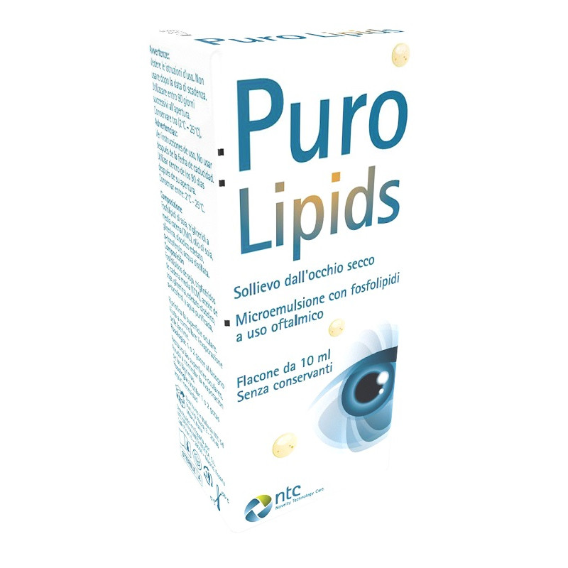 MICROEMULSIONE OFTALMICA PURO LIPIDS 10 ML MICROEMULSIONE OFTALMICA PURO LIPIDS 10 ML