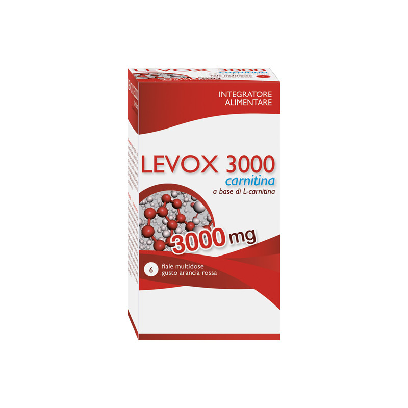 LEVOX 3000 CARNITINA 6 FLACONCINI DA 25 ML LEVOX 3000 CARNITINA 6 FLACONCINI DA 25 ML