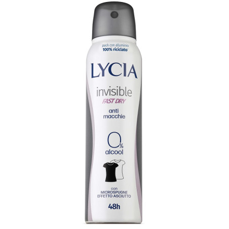 LYCIA SPRAY INVISIBLE FAST DRY 150 ML LYCIA SPRAY INVISIBLE FAST DRY 150 ML