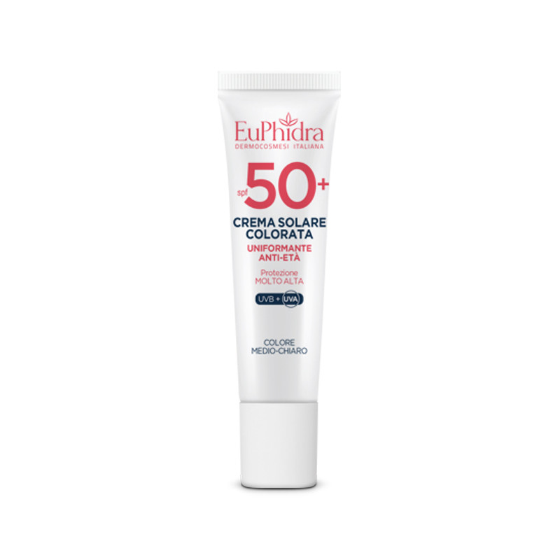 EUPHIDRA KALEIDO CREMA COLORATA MEDIO-CHIARO VISO SPF50+ 30 ML EUPHIDRA KALEIDO CREMA COLORATA MEDIO-CHIARO VISO SPF50+ 30 ML