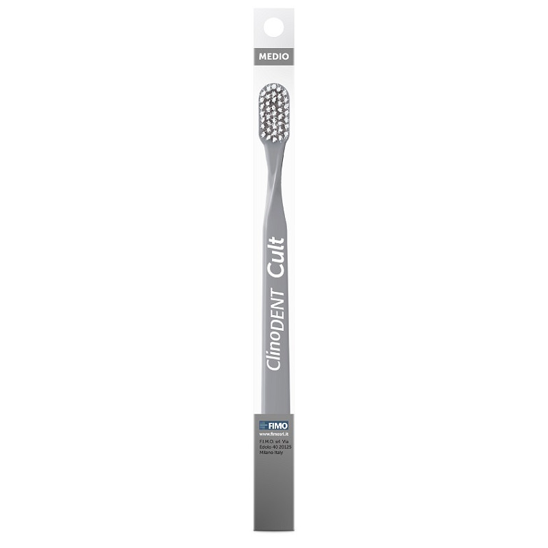 CLINODENT CULT GRIGIO SPAZZOLINO DA DENTI MEDIO CLINODENT CULT GRIGIO SPAZZOLINO DA DENTI MEDIO