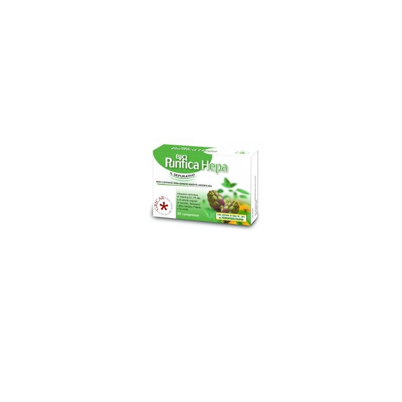 BIOPURIFICA HEPATO 30 COMPRESSE 15 G BIOPURIFICA HEPATO 30 COMPRESSE 15 G
