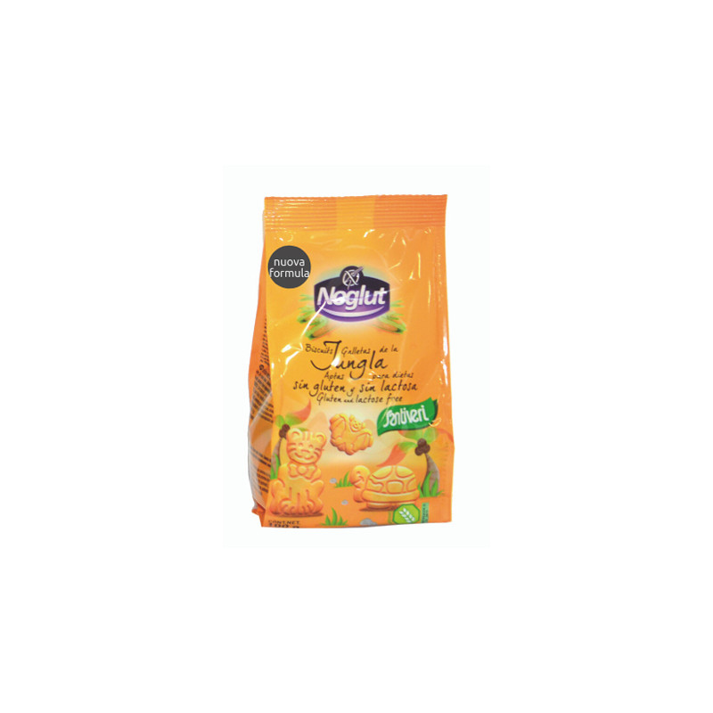 NOGLUT INTOLLERANCE BISCOTTI DELLA GIUNGLA SENZA GLUTINE BUSTA 100 G NOGLUT INTOLLERANCE BISCOTTI DELLA GIUNGLA SENZA GLUTINE BUSTA 100 G
