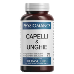 Confezione da 90 perle di Physiomance Capelli & Unghie Integratore Per Benessere Tricologico.