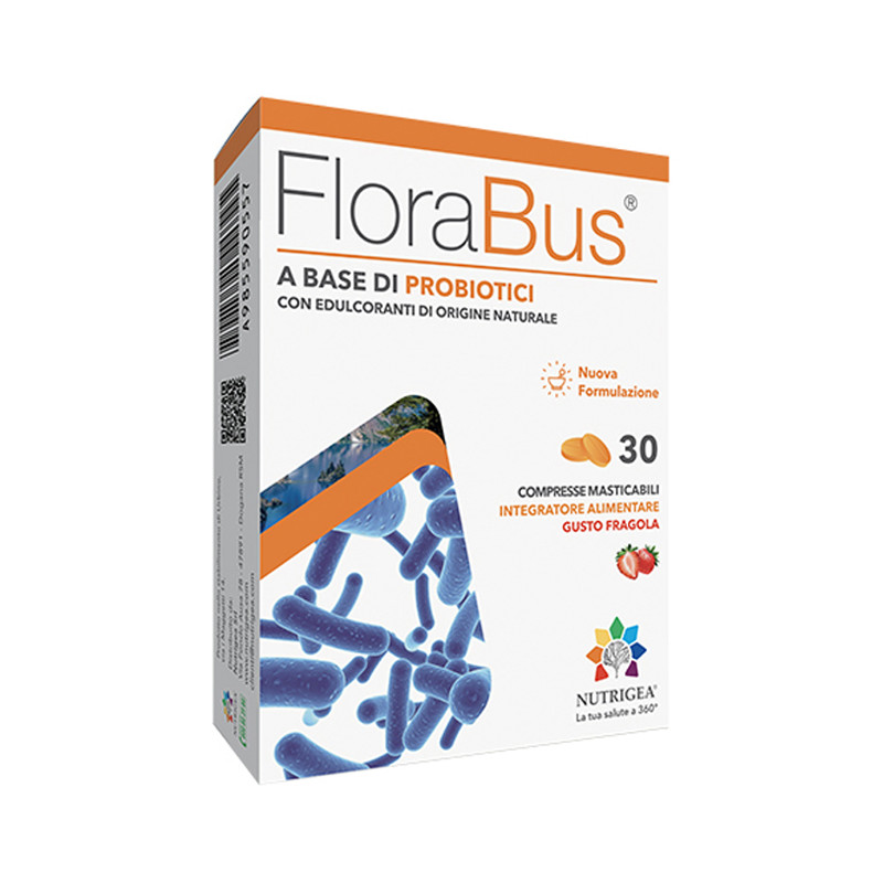 FLORABUS 30 COMPRESSE MASTICABILI FLORABUS 30 COMPRESSE MASTICABILI