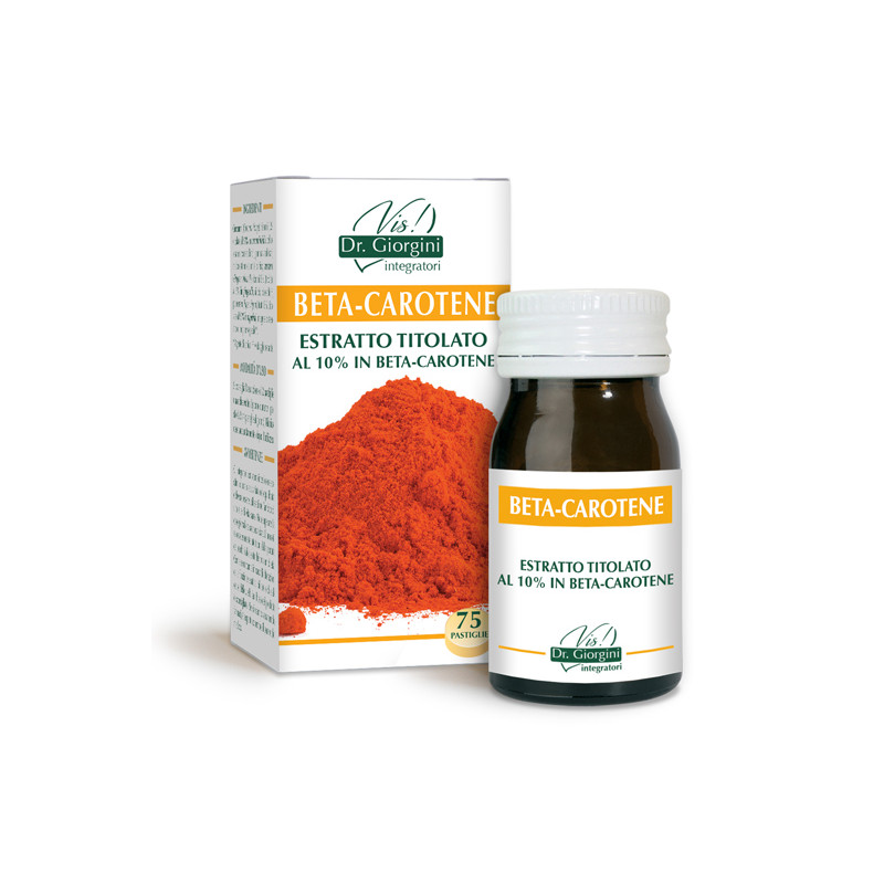 BETA-CAROTENE ESTRATTO TITOLATO 75 PASTIGLIE BETA-CAROTENE ESTRATTO TITOLATO 75 PASTIGLIE