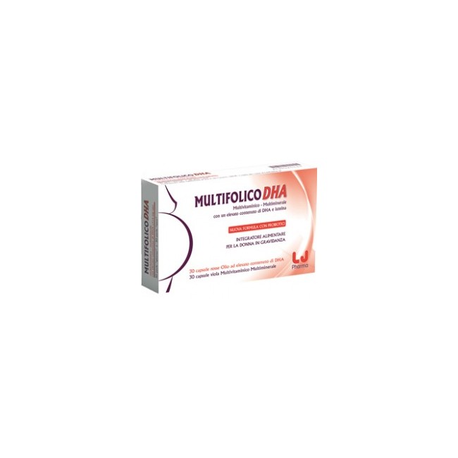 MULTIFOLICO DHA 30 CAPSULE ROSSE + 30 CAPSULE VIOLA MULTIFOLICO DHA 30 CAPSULE ROSSE + 30 CAPSULE VIOLA