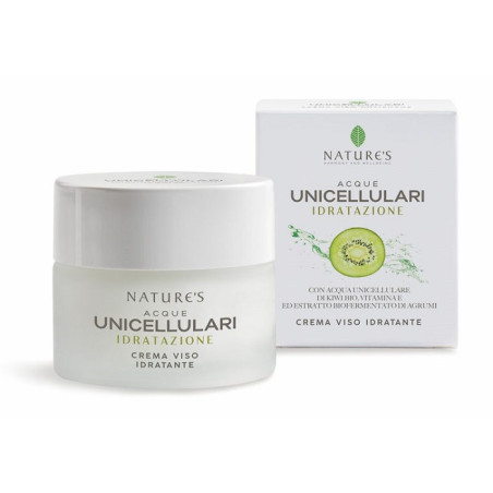 Vasetto da 50 ml di Nature's Acque Unicellulari Crema Viso Idratante