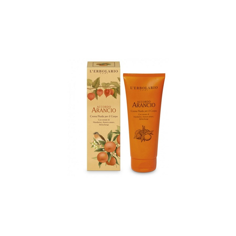 ARANCIO CREMA FLUIDA PER IL CORPO 200 ML ARANCIO CREMA FLUIDA PER IL CORPO 200 ML