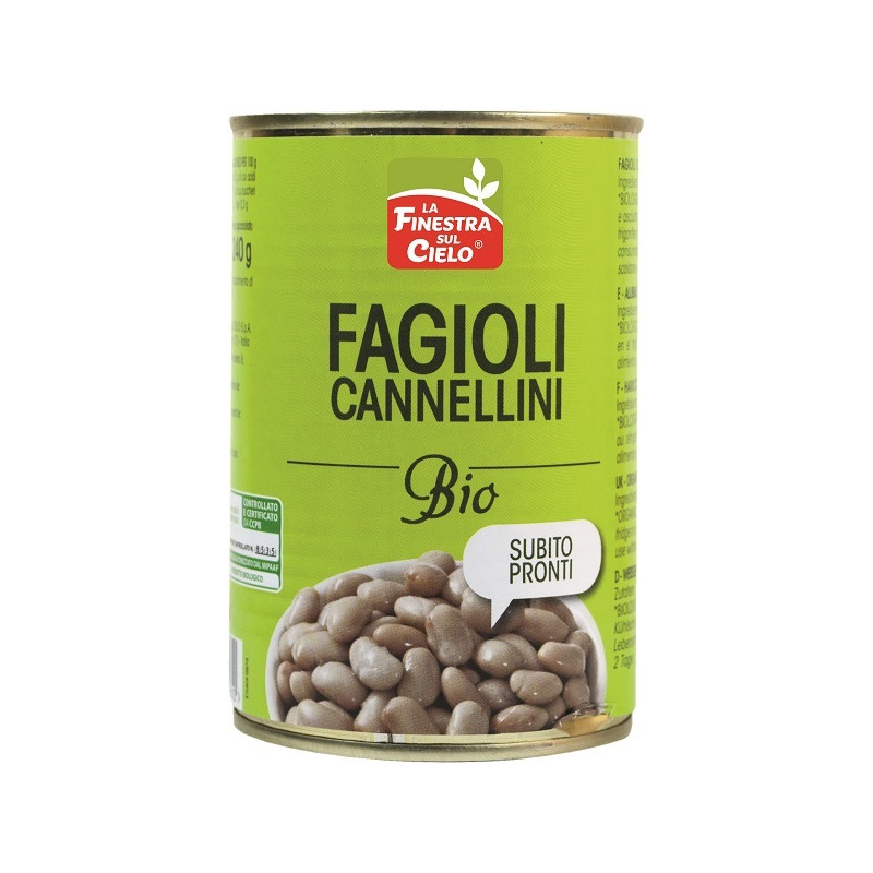 FAGIOLI CANNELLINI PRONTI BIO 400 G FAGIOLI CANNELLINI PRONTI BIO 400 G