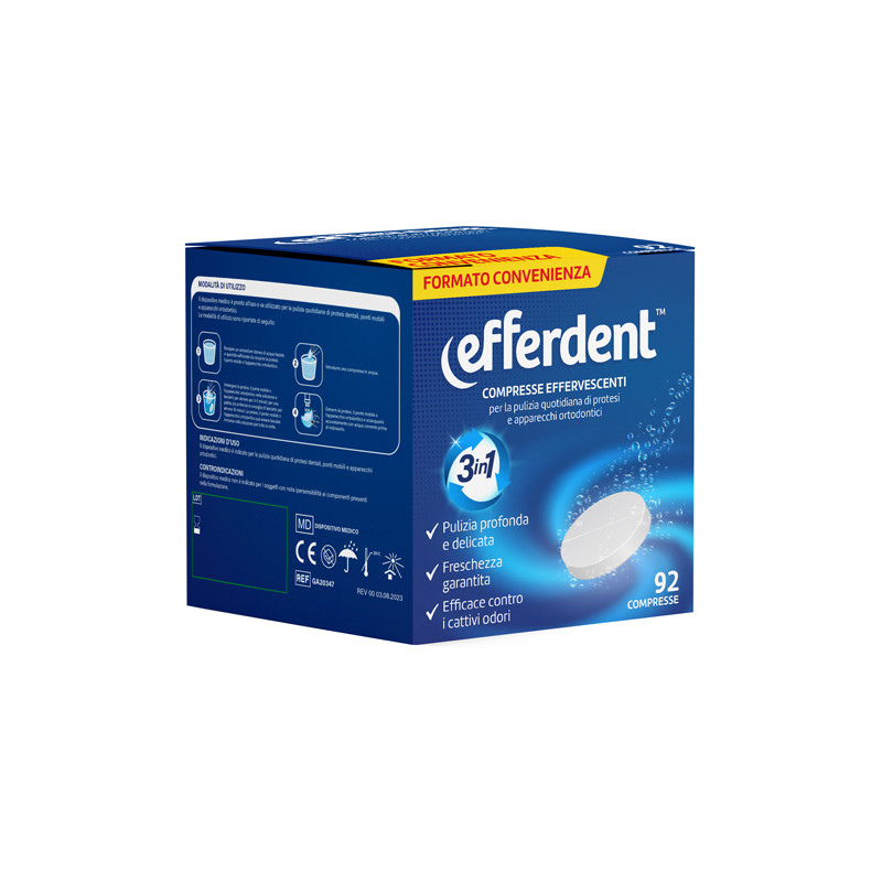 EFFERDENT 92 COMPRESSE EFFERVESCENTI EFFERDENT 92 COMPRESSE EFFERVESCENTI