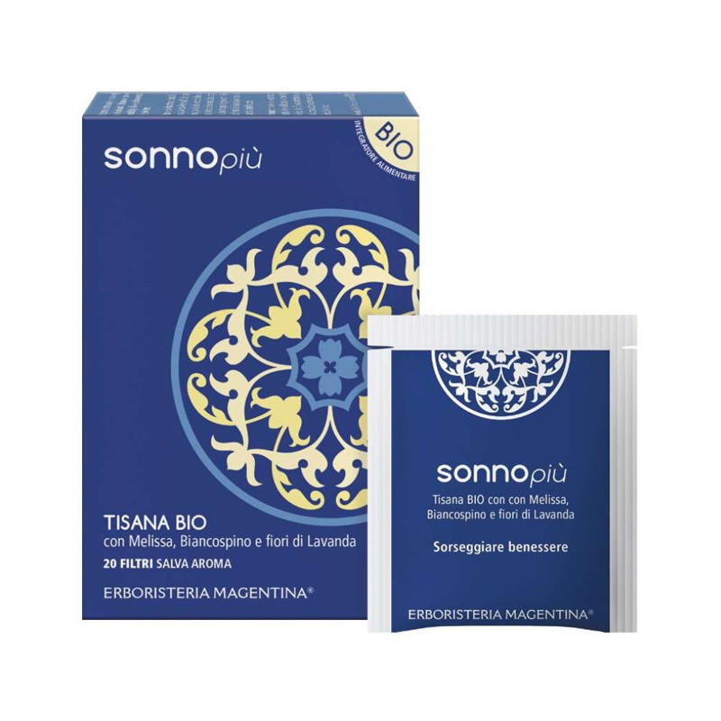 Tisana Sonno Piu' Bio 20 Filtri