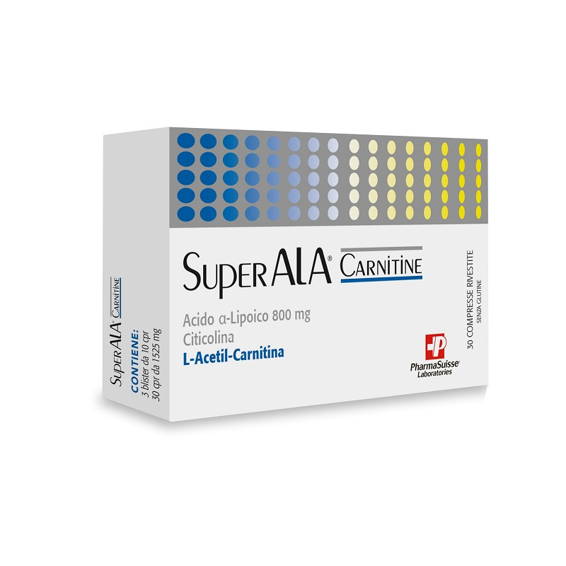 SUPERALA CARNITINE 30 COMPRESSE SUPERALA CARNITINE 30 COMPRESSE