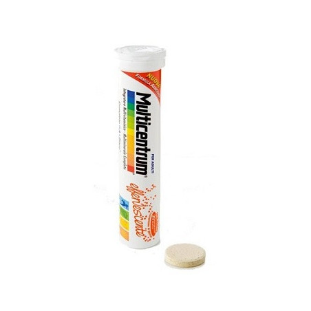 Confezione da 20 compresse di Multicentrum Adulti, integratore di vitamine e minerali.