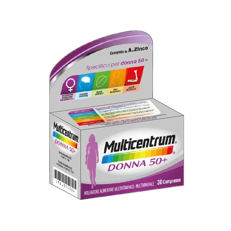 Multicentrum Donna 50+ 30 Compresse Multicentrum Donna 50+ 30 Compresse