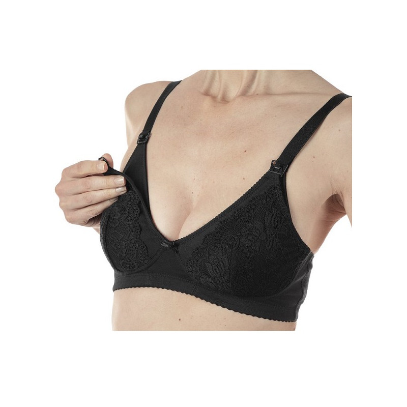 MAMMY REGGISENO COTONE ALLATTAMENTO BLACK 5C MAMMY REGGISENO COTONE ALLATTAMENTO BLACK 5C