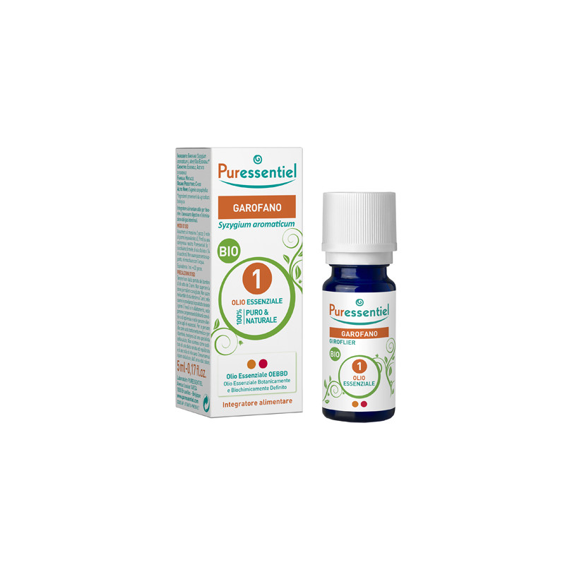 PURESSENTIEL GAROFANO OLIO ESSENZIALE BIO 5 ML PURESSENTIEL GAROFANO OLIO ESSENZIALE BIO 5 ML