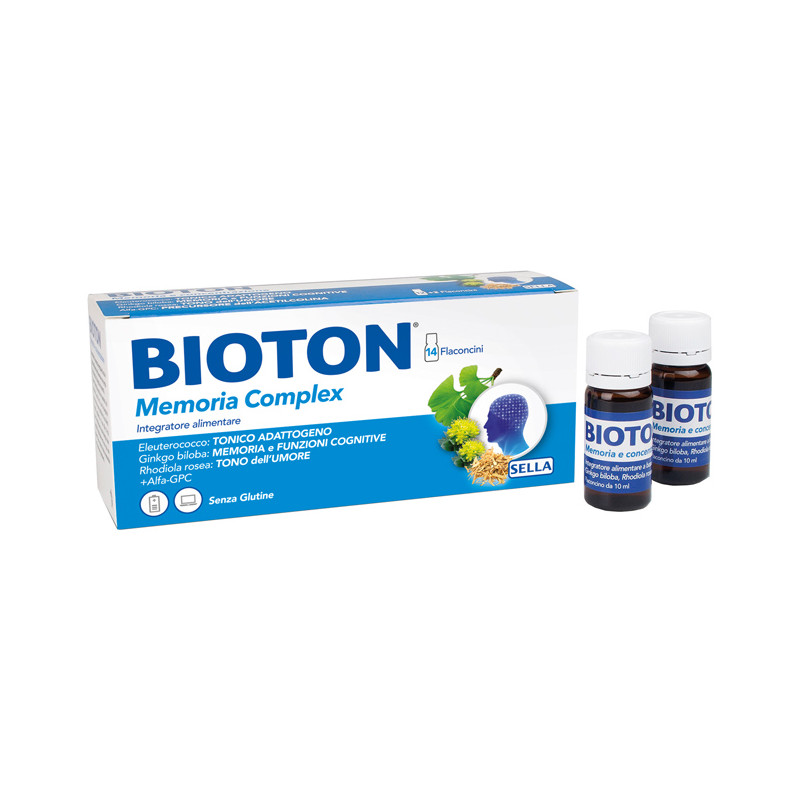 Confezione da 14 flaconcini di Bioton Memoria Complex Per Migliorare La Memoria E La Concentrazione. Confezione da 14 flaconcini di Bioton Memoria Complex Per Migliorare La Memoria E La Concentrazione.