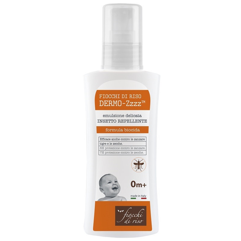 Fiocchi Di Rico Dermo Zzzz Repellente Per Zanzare Neonati 100 Ml Fiocchi Di Rico Dermo Zzzz Repellente Per Zanzare Neonati 100 Ml