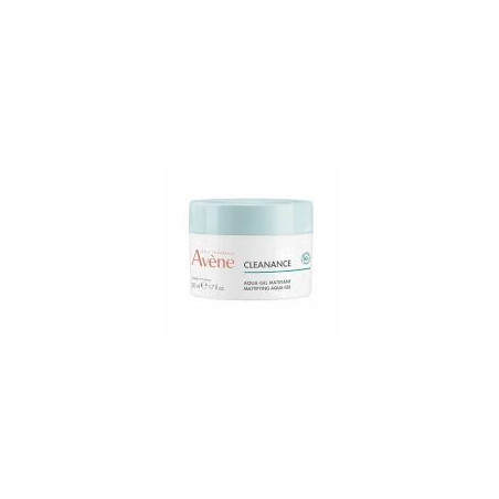 Vaso da 50 ml di Avene Cleanance Acqua Gel Trattamento Opacizzante Matificante Pelle Grassa Acneica. Vaso da 50 ml di Avene Cleanance Acqua Gel Trattamento Opacizzante Matificante Pelle Grassa Acneica.