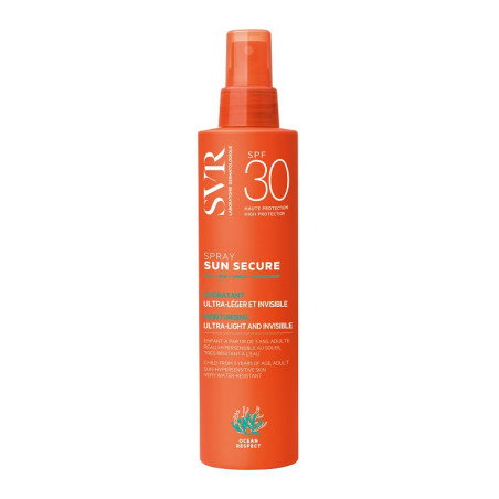 Flacone spary da 200 ml di Svr Sun Secure Latte Solare Spf 30