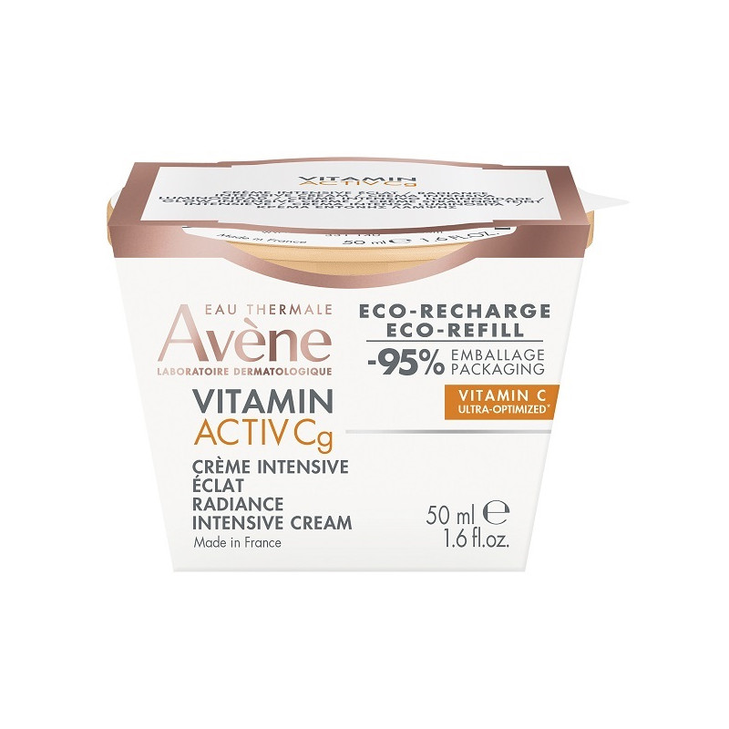 Vasetto da 50 ml di Avene Vitamin Activ C Crema Idratante Illuminante Ricarica Vasetto da 50 ml di Avene Vitamin Activ C Crema Idratante Illuminante Ricarica