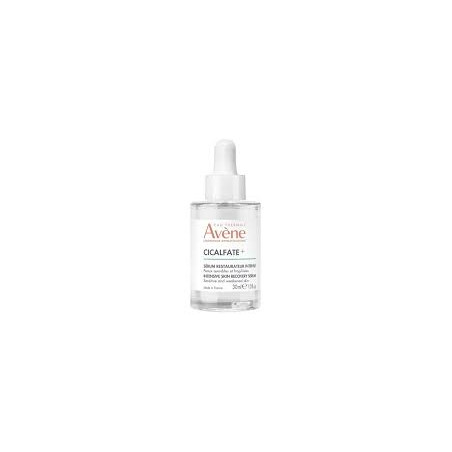 Flacone da 30 ml di Avene Cicalfate+ Siero Viso Idratante Ristrutturante Lenitivo. Flacone da 30 ml di Avene Cicalfate+ Siero Viso Idratante Ristrutturante Lenitivo.