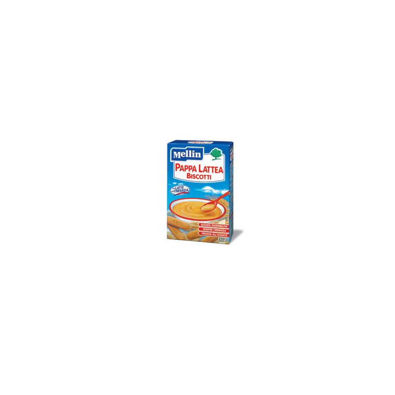 MELLIN PAPPA LATTE BISCOTTI 250 G NUOVO FORMATO MELLIN PAPPA LATTE BISCOTTI 250 G NUOVO FORMATO