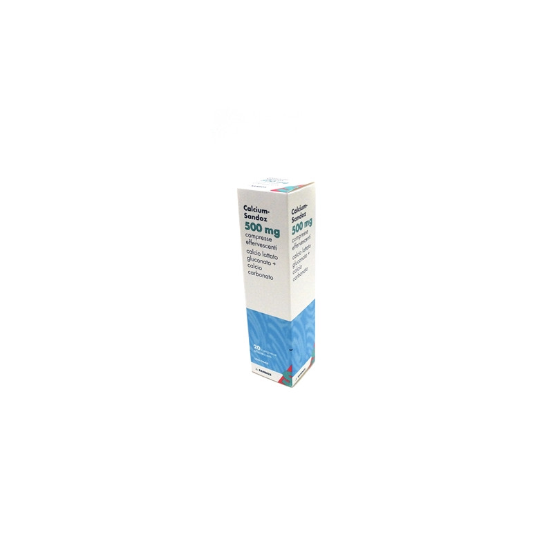 CALCIUM SANDOZ*20CPR EFF 500MG CALCIUM SANDOZ*20CPR EFF 500MG