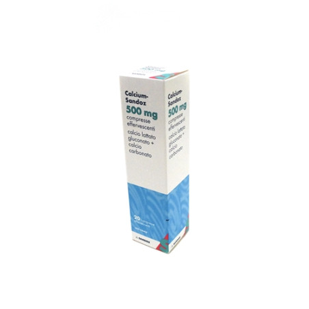CALCIUM SANDOZ*20CPR EFF 500MG CALCIUM SANDOZ*20CPR EFF 500MG