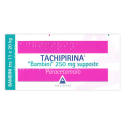 Tachipirina Bambini 250mg Supposte Per Febbre e Dolore 10 Supposte
