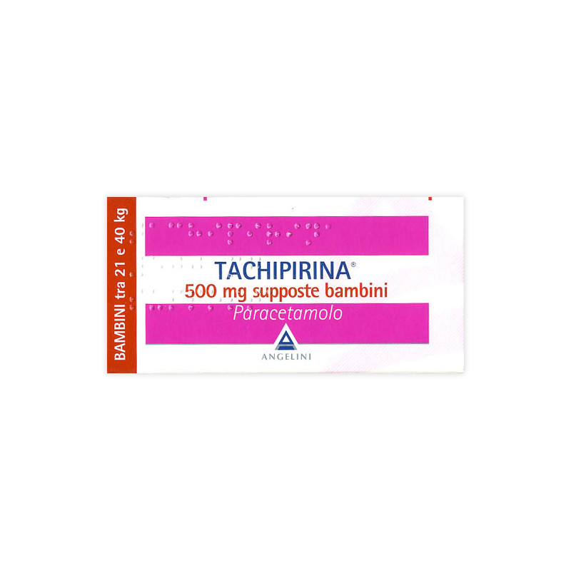 Angelini Tachipirina Bambini 500mg Supposte 10 Supposte Angelini Tachipirina Bambini 500mg Supposte 10 Supposte