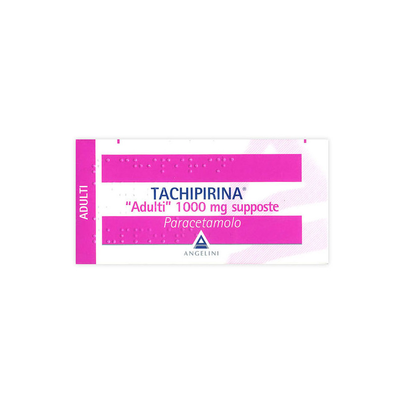 TACHIPIRINA*AD 10SUPP 1000MG TACHIPIRINA*AD 10SUPP 1000MG