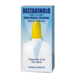 Deltarinolo Spray Nasale Decongestionante Per Raffreddore e Naso Chiuso 15 Ml Deltarinolo Spray Nasale Decongestionante Per Raffreddore e Naso Chiuso 15 Ml