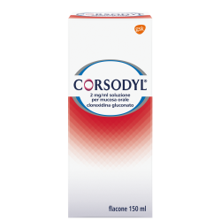 Gsk Corsodyl Soluzione Orale 200mg/100ml Disinfettante Del Cavo Orale Flacone 150ml