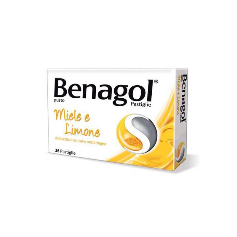 Benagol Antisettico Cavo Orale Gusto Miele Limone 36 Pastiglie Benagol Antisettico Cavo Orale Gusto Miele Limone 36 Pastiglie