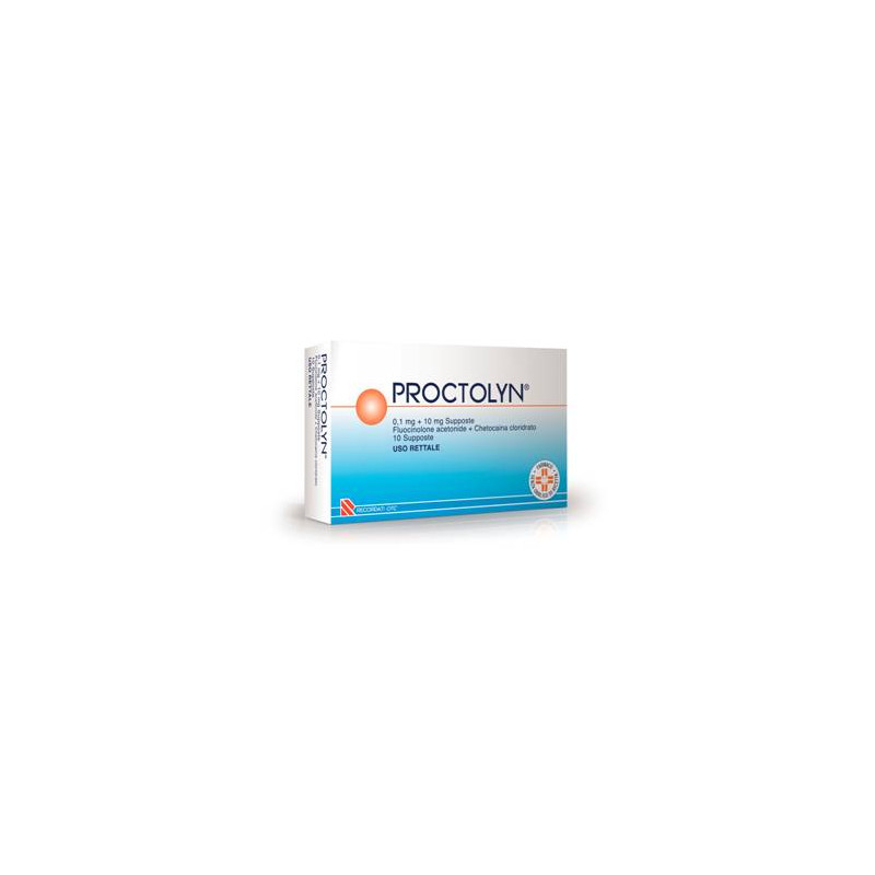 Proctolyn 0,1mg+10mg 10 Supposte Proctolyn 0,1mg+10mg 10 Supposte